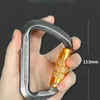 Utomhus Carabiner Rock Climbing Mountain Landing 30kn High Altitude Equipment Aluminium Alloy Safety Buckle Hook 240123