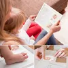 Baby Hand Foot Print Po Frame with Mold Clay Imprint Kit Souvenirs Commemorate Kids Growing Memory Gift 240125