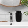 Dispenser di sapone liquido Bottiglia a mano con pompa Cucina Contenitore riutilizzabile Piatto portaoggetti Bagno Viaggio