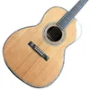 OO42 Model Classic Headstock Acoustic Guitar, Solid Cedar Top, Real Abalone Acoustic Guitar