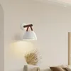 Applique murale LED nordique avec ceinture en rondins, luminaire décoratif d'intérieur, idéal pour une chambre à coucher, un chevet, un salon, un couloir, une salle à manger, une étude ou un miroir