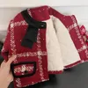 Meisjes Tweed Rok en Jas Set Mode Kinderen Pakken voor 110 Jaar Kinderen Tweedelige Klassieke Outfits 240129