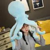 1pc 30-90cm LifeLike LifeLike Octopus Plush Toys Sea Animal Provessed Dolls Back Cushion Cushion الأطفال هدايا عيد الميلاد عيد الميلاد 240130