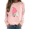 Women's Hoodies Round Neck Long Sleeve Valentine's Day Printed Hoodie Sweatshirt Dog Mom Women Athletic Sports Jackets