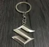 Fashion Suzuki Logo Car Keychain Keyrings Auto Emblems 3D key Holder Car key Fob Auto Parts For Suzuki Swift SX4 Grand Vitara9136653