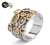 UNY Bague Belle Multi CZ Câble Torsadé Anneaux Designer Marque De Mode David Vintage Amour Antique Anneaux Bijoux Bague 2109245005758