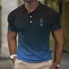 Polo pour hommes 3D imprime Old K Polo vêtements Polo à manches courtes séchage rapide homme été couture avancée surdimensionné 5xl Blouse 240119