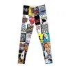 Pantaloni attivi Musical Collage Leggings Sport Donna Pantaloni da palestra per abbigliamento sportivo da donna Abbigliamento da donna