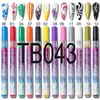 12 kleuren Graffiti acryl nagelverf pennenset Nail Art waterdichte tekening liner polish pen 1 * KIT abstracte lijnen manicure polish * 240127