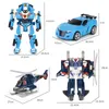 Big ABS Tobot Transformation Robot Toys Korea Cartoon Brothers Anime Tobot Carmation Car Airplane Airplane Airplane For Child Gift 240130