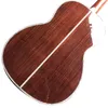 Guitare acoustique classique modèle OO42, table en cèdre massif, véritable guitare acoustique en abalone