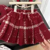 Meisjes Tweed Rok en Jas Set Mode Kinderen Pakken voor 110 Jaar Kinderen Tweedelige Klassieke Outfits 240129