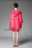 Regenjassen Mantelstijl Dames Roze Regenjas Met Stip Gedrukt Lichtgewicht Poncho Ademende Waterdichte Regenjas Volwassenen Outdoor Regenkleding