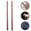 Portaoggetti da cucina 2 paia di bacchette lunghe da cucina antiscivolo in legno di bambù giapponese riutilizzabile in legno