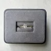 Pubang Fine Jewelry Sparkling 925 Sterling Silver Pear 46mm Gra 다이아몬드 웨딩 반지를위한 기념일 선물 240202