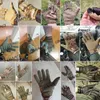 Mężczyźni kamuflaż taktyczne pełne palec rękawiczki airsoft armia wojskowa jazda polowanie na wędrówki rowerowe rower