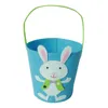 10PC Bor Bunny Bag Candy Egg Busket Children -Używka Torba zakupowa Rabbit torebka jajka do polowania na jaja impreza zabawka zniżka 240218