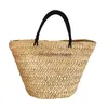 Totes Novo saco de palha de palha de milho natural Beach resort tecido sacola Moda casual bagH24218