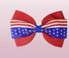 4 Inch Hair Accessories 4th of July Flag Hair Bows for Girls with Clips Red Royal White Hairbows Grosgrain Ribbon Stars Stripe2362974