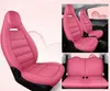 Housses de siège de voiture 1pc mignon ensemble complet de sièges en cuir conception personnalisée auto imperméable durable couverture universelle