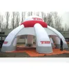 Partihandel 10md (33 ft) med fläktanpassade uppblåsbara kupol tält som annonserar bilutställningstält för evenemang/kontor/utomhusparti/sport