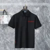 Designer-POLO-T-Shirt, Herren-T-Shirts, modisch besticktes T-Shirt, V-Ausschnitt, Baumwolle, High-Street-Männer, Freizeit-T-Shirt, Luxus-Casual-Paar-Kleidung, asiatische Größe S-4XL