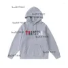 Men's Trap Brand London Oversized Hoodies Men Woman High Street Towel Embroidery Star Pullovers Fleece Casual Trapstar Hoody Sweatshirts