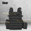 6094 Tactical Vest Camouflage Plate Vest Nylon Molle Webed Gear Body Armor Hunting Combat Camo Military Army Vest 240125