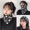 Bandanas Classic Black White Plaid 3In1 Zimowe polarne polarny snowboard szalik twarz unisex snood zużycie cieplejsze narty termal ne x0e5