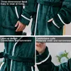 Men's Sleepwear Men Bathrobe Fleece Winter Warm Flannel Robe Plush Shawl Male Bath Lounge Nightgown