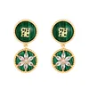 CILMI HARVILL CHHC boucles d'oreilles en résine classique haut de gamme pour femmes 240127