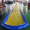 30x2m (99x6.5ft) Met ventilatorvrije deur levering buitenactiviteiten Zware pvc gigantische opblaasbare waterglijbaan luchtdichte slip en glijbaan voor kinderen, volwassenen