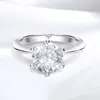 Smyoue GRA certifié 15CT bague VVS1 Lab diamant Solitaire pour les femmes promesse de fiançailles bijoux de mariage 240202