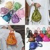 Shopping Bags Purse Wallets Data Line Storage Bag Women Flower Handbags Jewerly Packing Hanfu Drawstrings Small