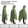 Imperméables 3 en 1 imperméable multifonctionnel extérieur imperméable à l'eau Poncho femmes hommes adulte manteau réutilisable à capuche pour tapis de tente de camping