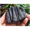 Objets décoratifs Figurines 350G Pierre de cristal de tourmaline noire naturelle originale 201125 Drop Livraison Maison Jardin Décoration d'intérieur Accueil A Dhqyk