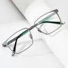 Solglasögonramar Foneex Pure Titanium Glasses Frame Men 2024 Man Classic Optical Recept Eglasses Full Rim Square Eyewear F85658