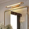 Wall Lamp American Mirror Front Fill Light All Copper Toilet Bathroom Lighting Living Room Corridor Painting Bedroom Ma