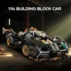 Block 89109 Super Sports Car 900st Building Block KitCars 1 14 Model Construction Christmas Xmas Toys for Boys Adults