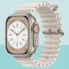 Океанский ремень для Apple Watch Band Series 8 Ultra 38 мм 40 мм 41 мм часов Serie 7 6 SE 5 аксессуаров6324641