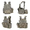 NYLON Webbed Gear Tactical Vest Body Armor Hunting Airsoft Occessories 6094 Pouch Combat Camo Camo Military Army Sest 240118