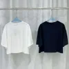 Moda designerka koszulka T koszule kobiety miłosne drukowanie graficzne swobodne luźne krótkie proste temperament bawełniany koszulka