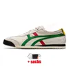 OG Designer Onitsuka Tiger Mexico 66 Casual Shoes Tigers Slip-On Onitsukass Silver Off Birch Green White Gold Trainers Sneakers