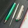 17 Styles - High Quality R Series Ct Metal Stripe Ballpoint Pen Office School Stationery Writing Smooth Ball Pens With Gem Top 240130