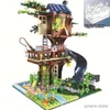 Block 2024 Modern Treehouse Building Blocks Classic Model Set Bricks Kids Kits For Boys Toys Children
