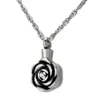 Cremation Jewelry Rose Urn Necklace for Ashes Keepsake Memorial Pendant Locket Stainless Steel Waterproof Remembrance Necklace3558750