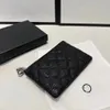 coin Purse designer Wallet Female Fashion Caviar leather Lady Clutch Wallets Snap Interior Zipper Pocket Women Luxurys Purses