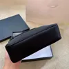 Mini sac fourre-tout en nylon noir de luxe pour femmes