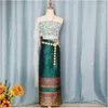 Vêtements ethniques Costume traditionnel national de style thaïlandais 2024 Scène du festival d'été
