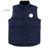 Cores 8 roupas de grife de designer de qualidade superior canada masculino gilet de pato branco desce